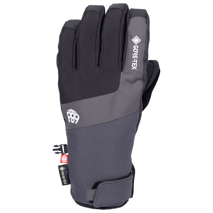 686 Gant Gore-tex Linear Under Cuff Glove Charcoal Présentation