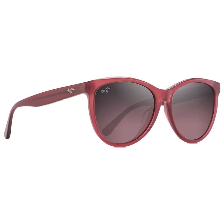 Maui Jim Lunettes de soleil Glory Glory Framboise Transparente Maui Rose Minéral SuperThin Présentation