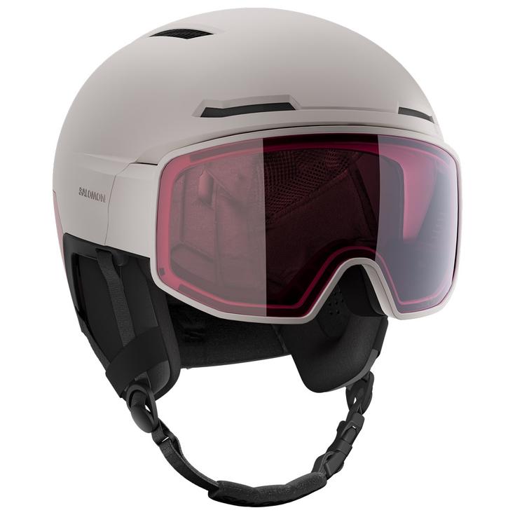 Salomon Casque visière Driver Pro Sigma Grey Violet Silver Pink Présentation