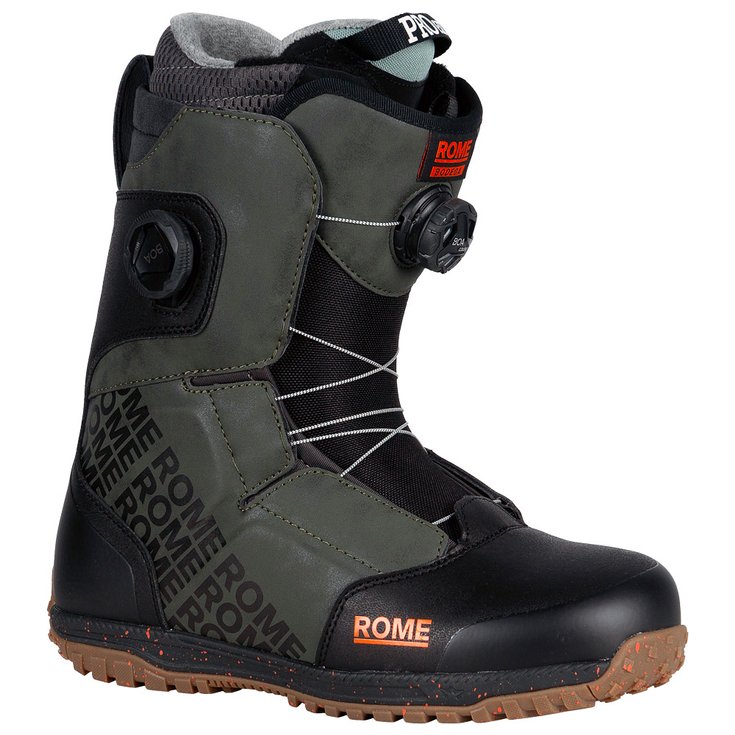 Rome Boots Bodega Boa Black/Olive Présentation