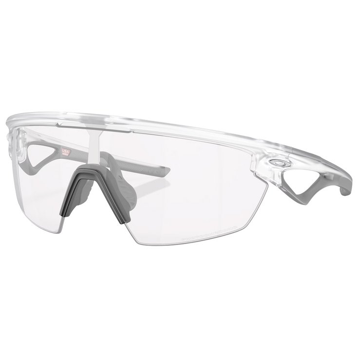Oakley Lunettes de soleil Sphaera Matte Clear Clear Black Iridium Photohromic Présentation