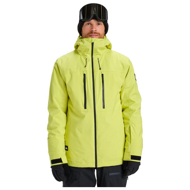 Quiksilver Blouson Ski Sycamore Solid 20K Jacket Yellow Plum Présentation