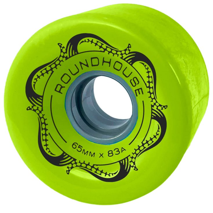 Carver Skateboards Roues longboard skate Roundhouse Slick 65 mm 83A Green Présentation