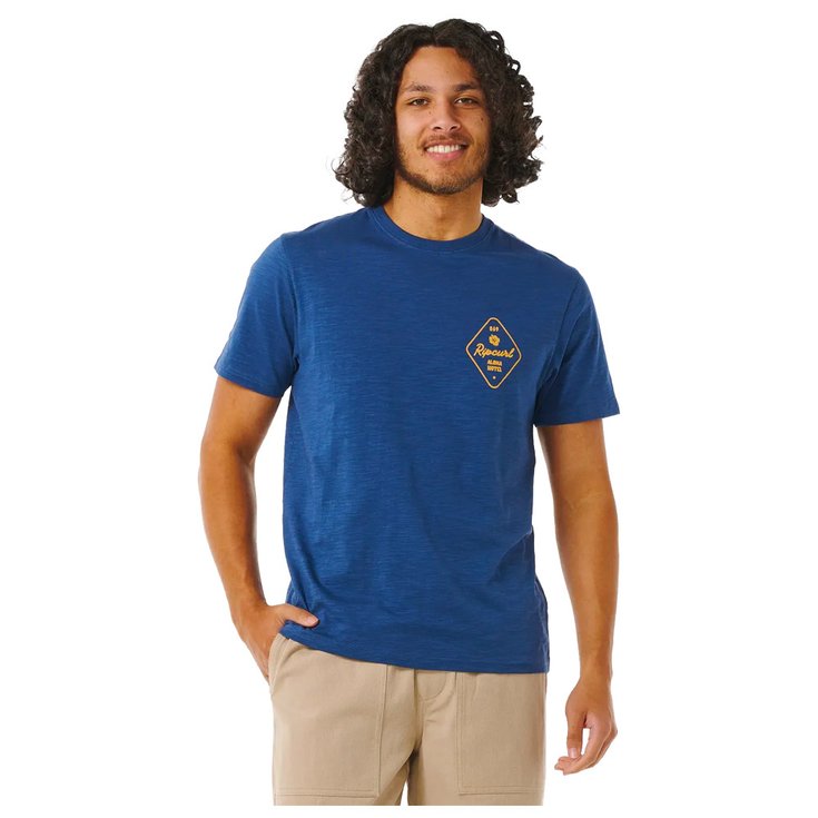 Rip Curl Tee-shirt Aloha Hotel Drop In Washed Navy Présentation