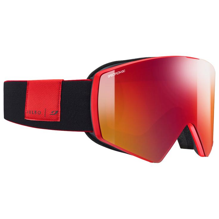 Julbo Masque de Ski Razor Edge Rouge Noir Spectron 3 Glare Control Présentation