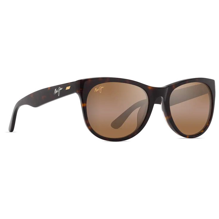Maui Jim Lunettes de soleil Koaniani Asian Fit Shiny Dark Havana Hcl Bronze Mineral Superthin Présentation