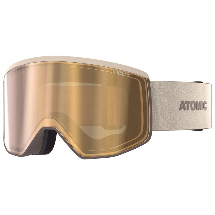 Atomic Masque de Ski Four Pro L Hd Photo Sand Amber Gold Hd Présentation