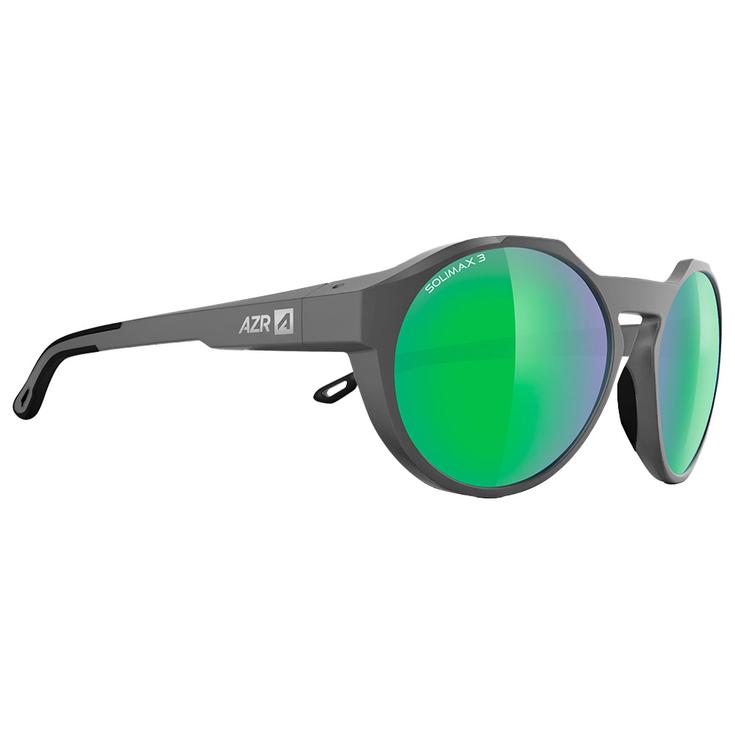 AZR Lunettes de soleil Ecrin Grise Mate Multicouche Vert Présentation