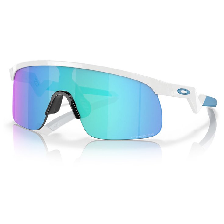 Oakley Lunettes de soleil Resistor Polished White Prizm Sapphire Présentation