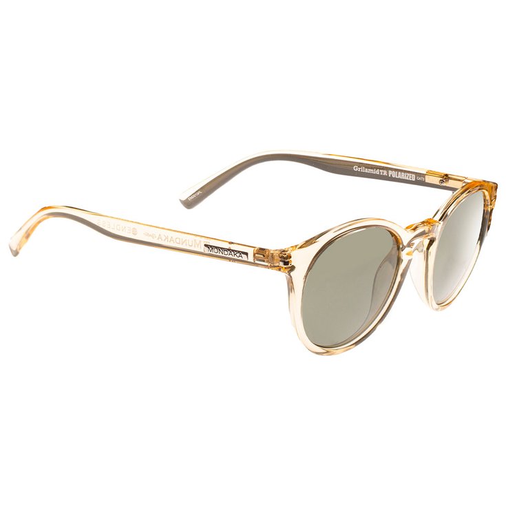 Mundaka Optic Lunettes de soleil Endless Matte Champagne Green Polarized Présentation