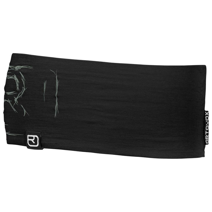 Ortovox Bandeau 120 Tec Logo Headband Black Raven Présentation