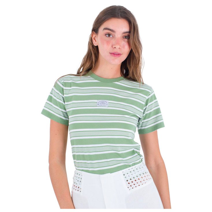 Hurley Tee-shirt Signature Stripe Loden Frost 