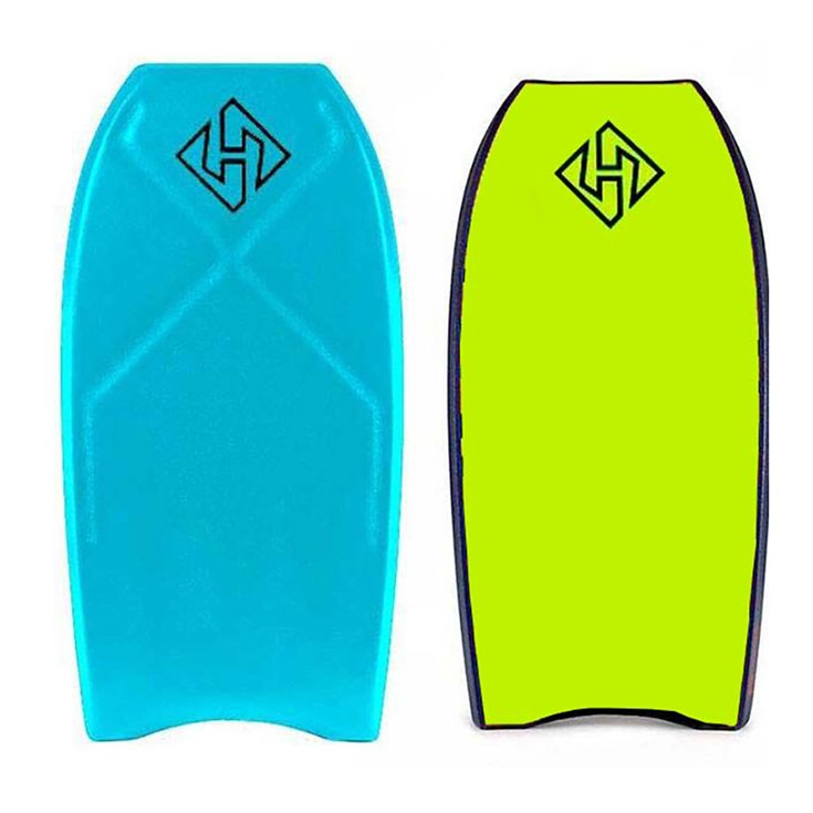Hubb Board de Bodyboard Boards - Aqua / Yellow Présentation