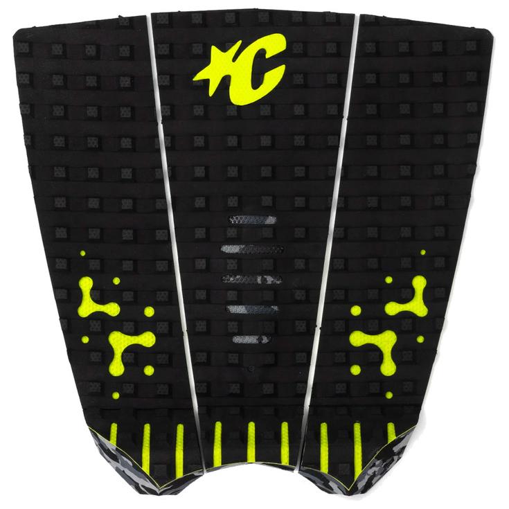 Creatures Pad Surf Mick Fanning Loc-Lite Black Lime Camo Présentation