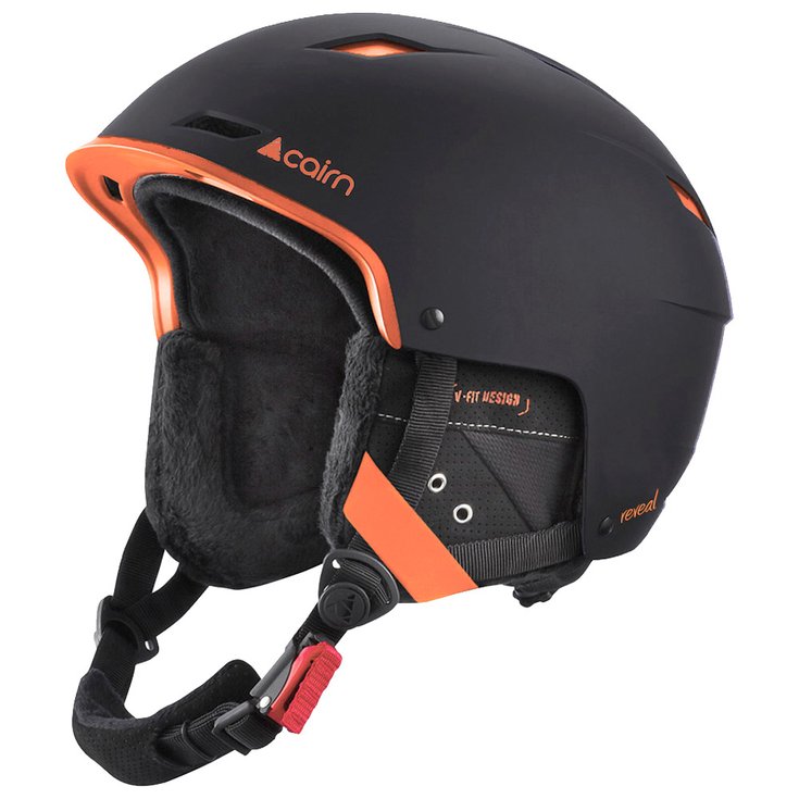 Cairn Casque Reveal Mat Black Fire Présentation