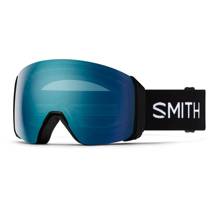 Smith Masque de Ski 4D Mag XL Black Chromapop Sun Blue Mirror + Chromapop Storm Blue Sensor Mirror Présentation