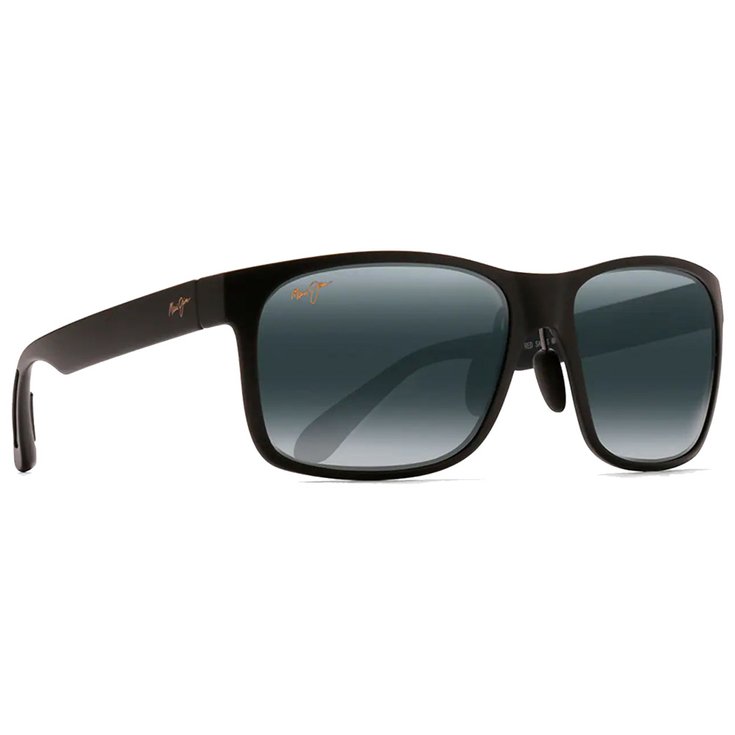Maui Jim Lunettes de soleil Red Sands Reader 2,5 Noir Mat Gris Neutre MauiBrilliant Présentation