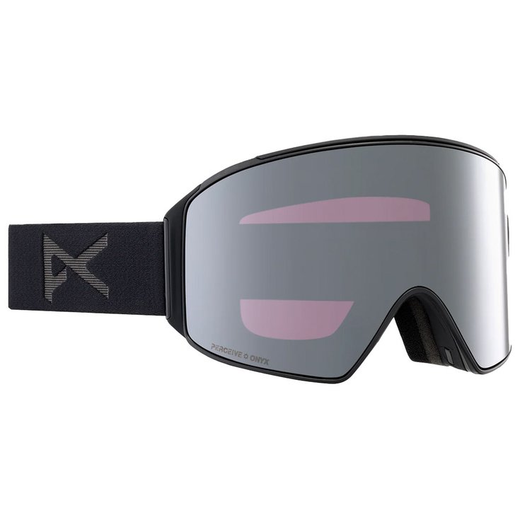 Anon Masque de Ski M4 Cylindrical Smoke Perceive Sunny Onyx + Perceive Variable Violet Présentation