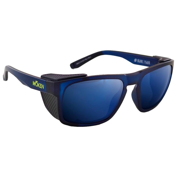Moken Vision Lunettes de soleil Santo Navy Blue Revo Blue Polarized Présentation