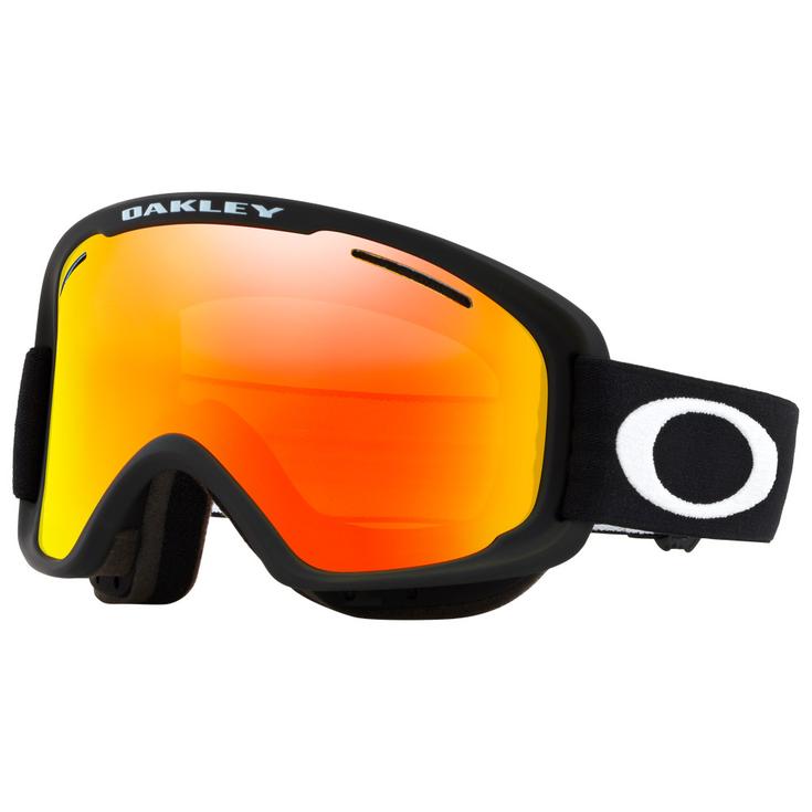Oakley Masque de Ski O-Frame 2.0 Pro M Matte Black Fire Iridium + Persimmon Présentation