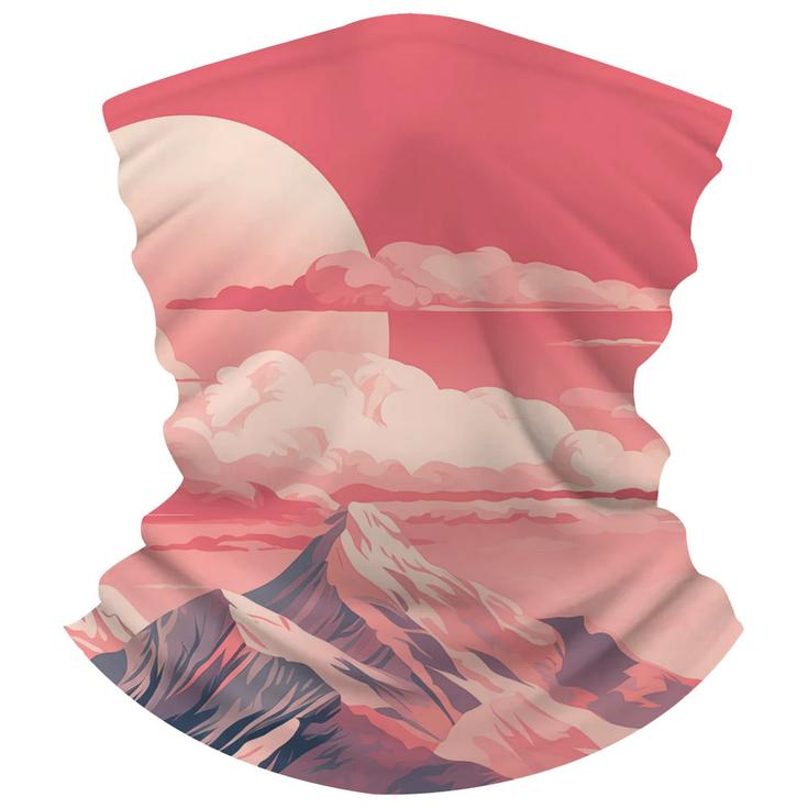 Foehnalpes Tour de cou Micro Fleece Neckwear Montagnes Roses Présentation