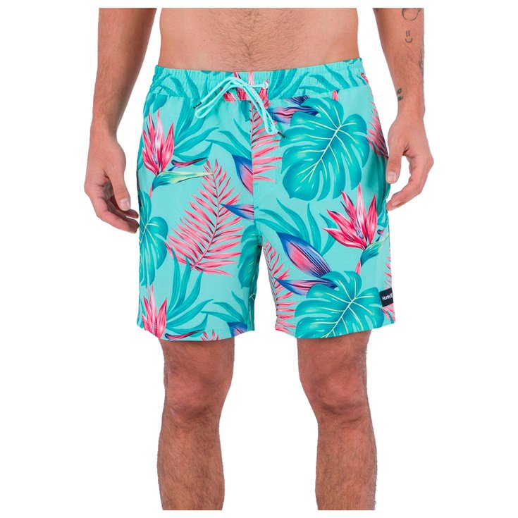Hurley Boardshort Cannonball Volley 17" Tropical Mist Présentation