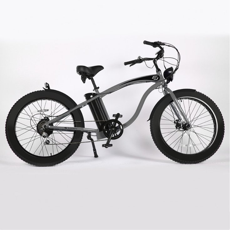 Vélo électrique Bud Fat Bike Old School - Grey Black - Eté 2022