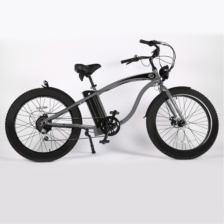 Bud Vélo électrique Fat Bike Old School - Grey Black Présentation