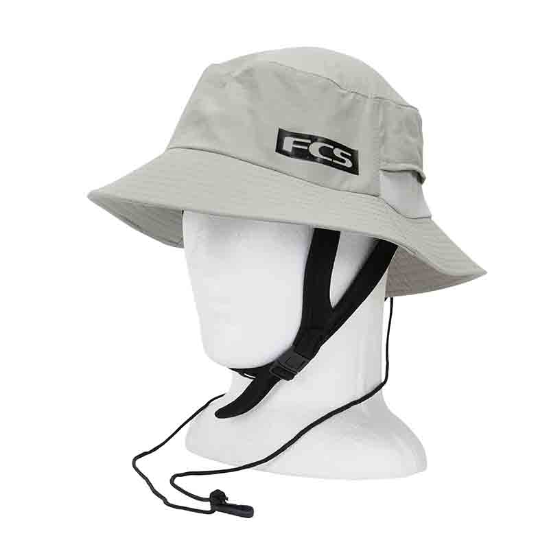 Fcs Casquette Surf / Chapeau Surf Bob surf Wet Bucket Hat 2020 - Light Grey Côté