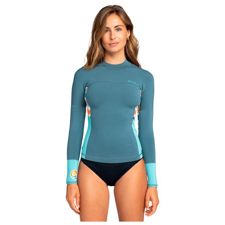 Roxy Top Manches Longues Swell Series 1mm Starglazer Présentation
