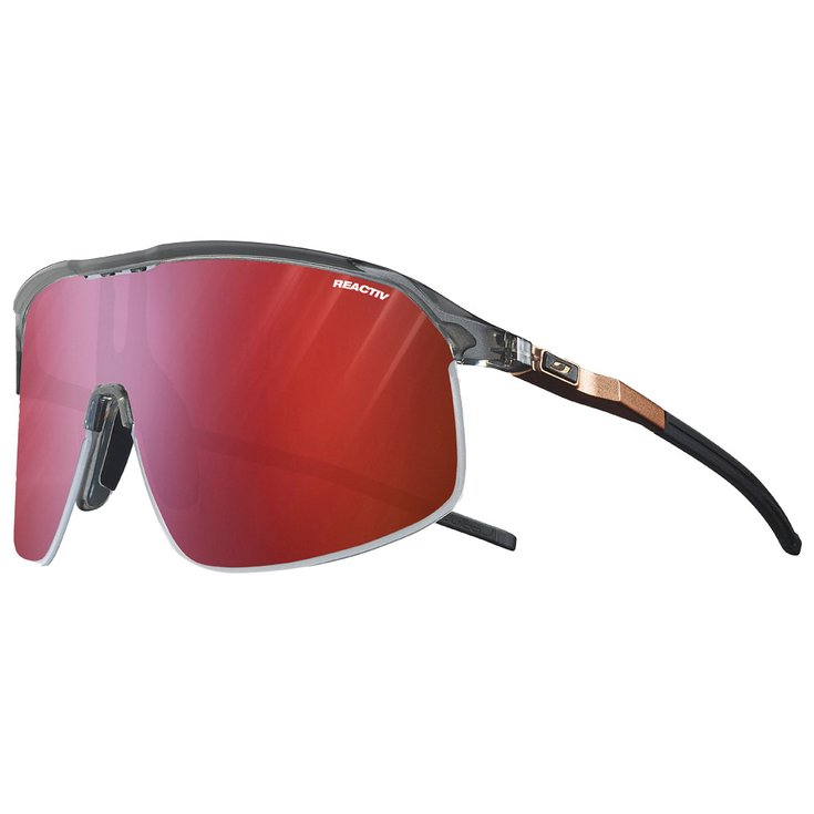 Julbo Lunettes de soleil Density Translucide Brillant Noir Cuivre Reactiv 0-3 High Contrast Présentation