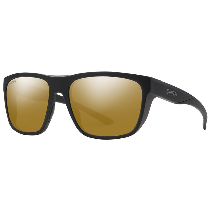 Smith Lunettes de soleil Barra Matte Black Chromapop Bronze Polarized Mirror Présentation