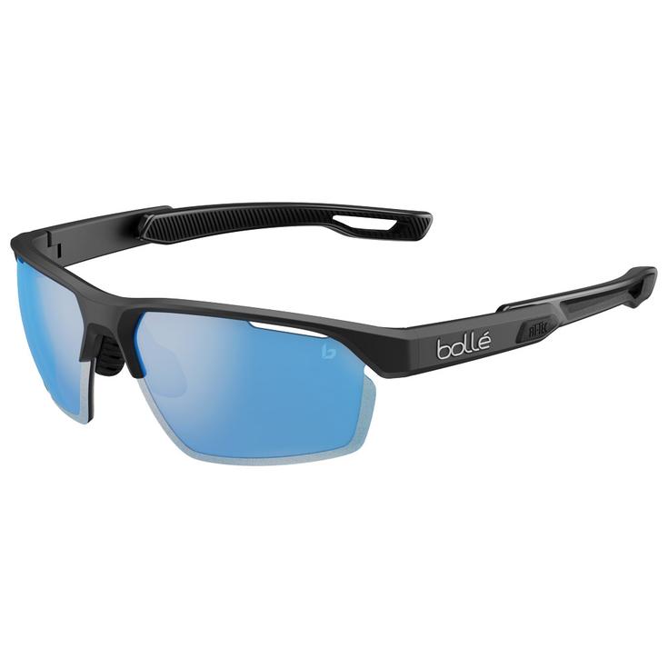 Bollé Lunettes de soleil Victus Pro Black Matte Sky Blue Polarized Présentation