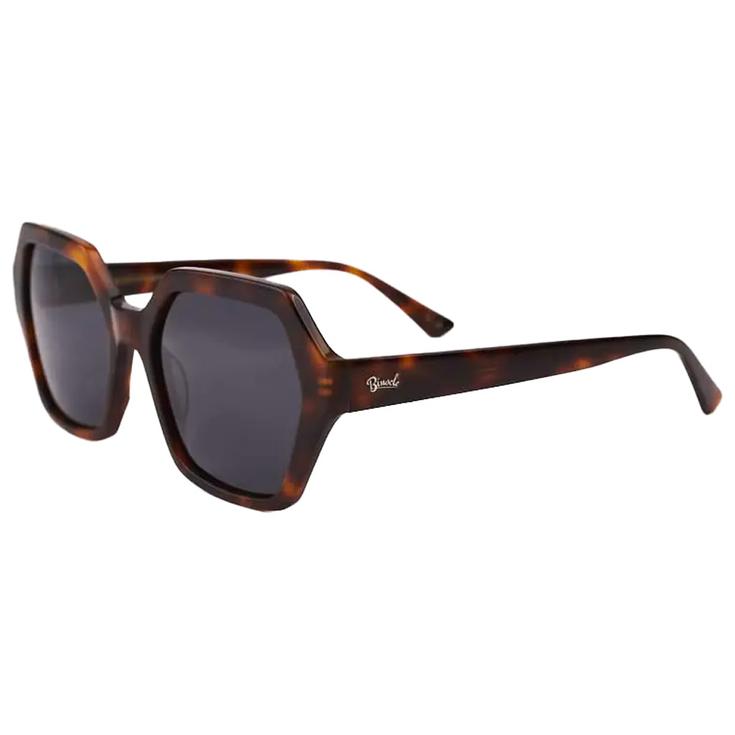 Binocle Eyewear Lunettes de soleil Roma Shiny Tortoise Gradient Grey Polarized Présentation