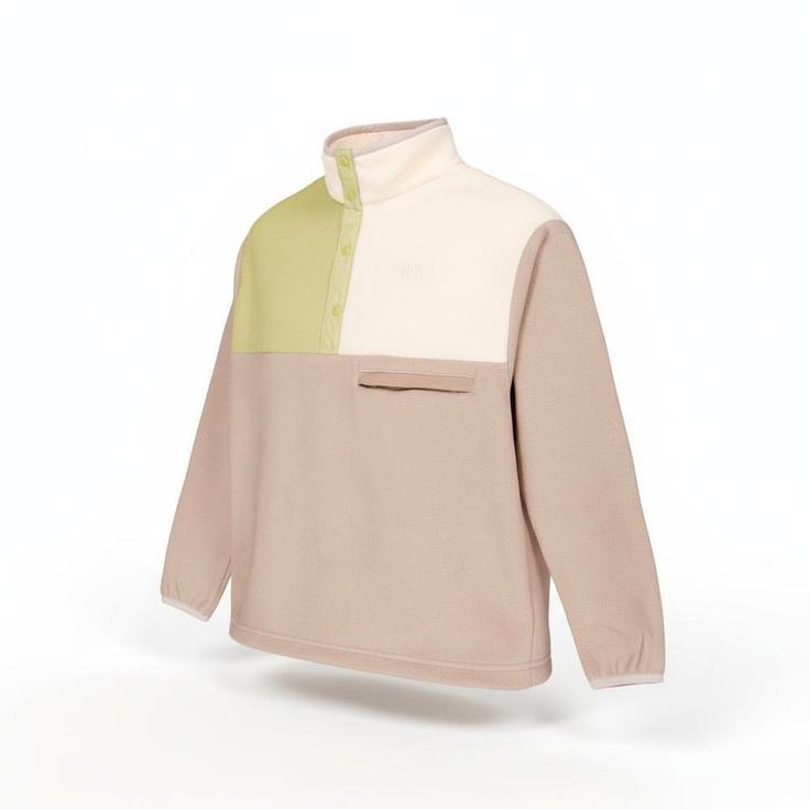 Picture Polaire Arcca W 1/4 Fleece Roebuck Hemp Vanilla Présentation