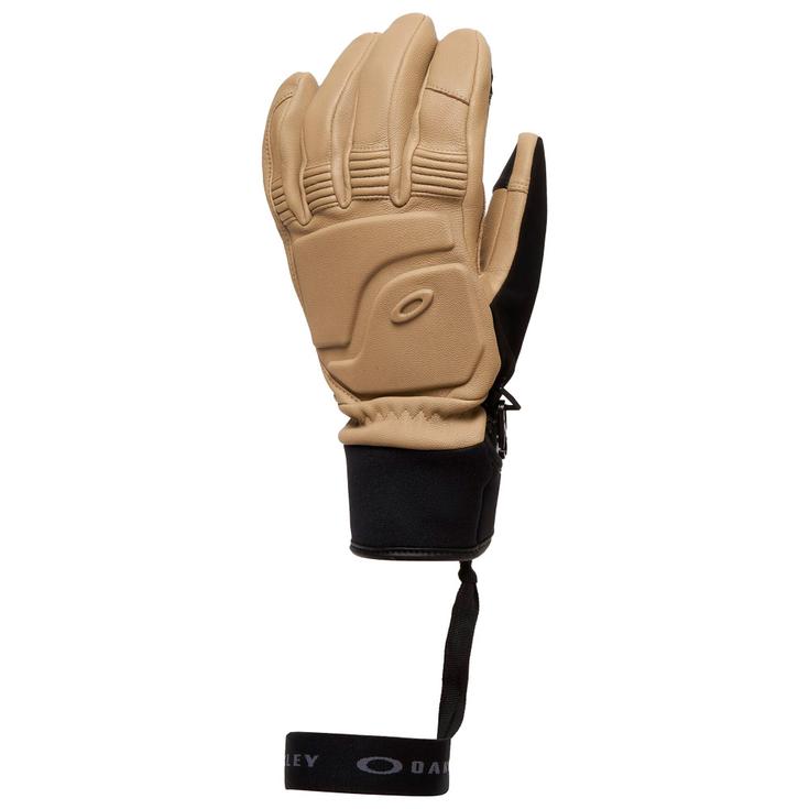 Oakley Gant Peak Leather Gloves Pebble Présentation