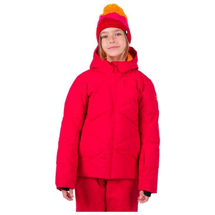 Rossignol Blouson Ski Girl Staci Ruby Red Présentation