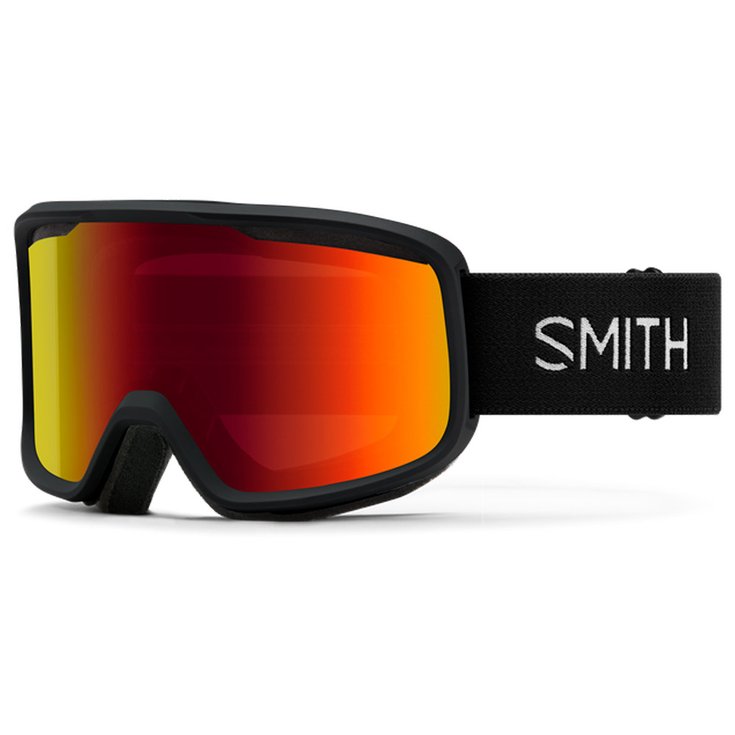 Smith Masque de Ski Frontier Black Red Sol-X Mirror Présentation