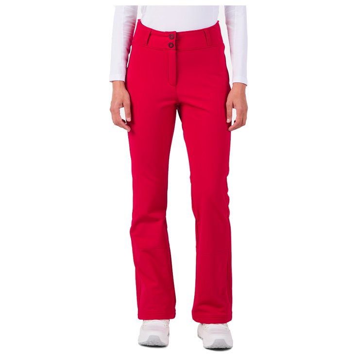 Rossignol Pantalon Ski W Ski Softshell Ruby Red Présentation