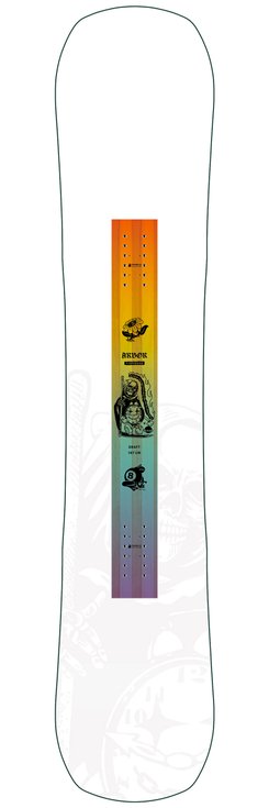 Arbor Planche Snowboard Draft Rocker Dos