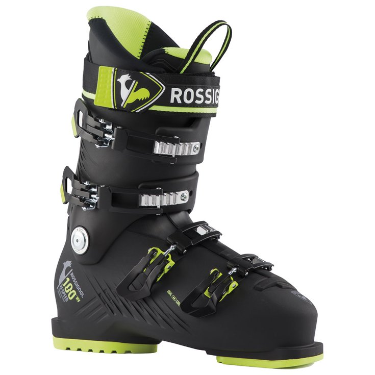 Rossignol Chaussures de Ski Hi-Speed 100 Hv Black Yellow Côté