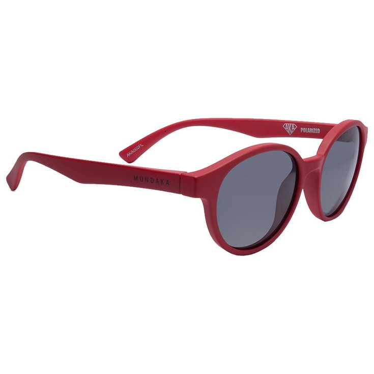 Mundaka Optic Lunettes de soleil Aka Matte Red Smoke Polarized Présentation