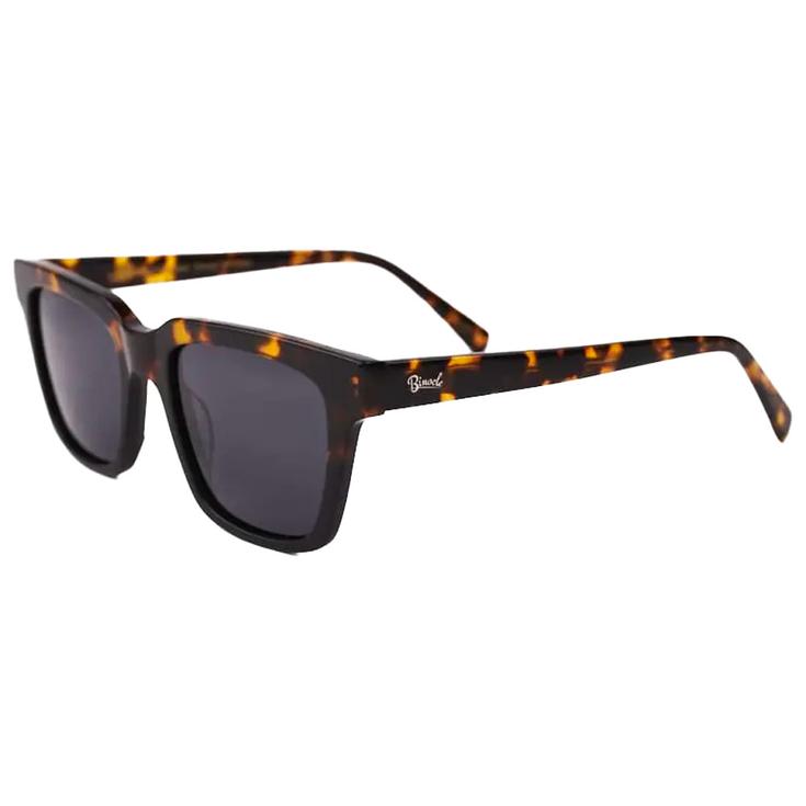 Binocle Eyewear Lunettes de soleil Tokyo Shiny Black Tortoise Gradient Grey Polarized Présentation