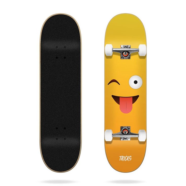Tricks Skate Skateboard Tricks Emoji - 7.25'' - Sans Profil