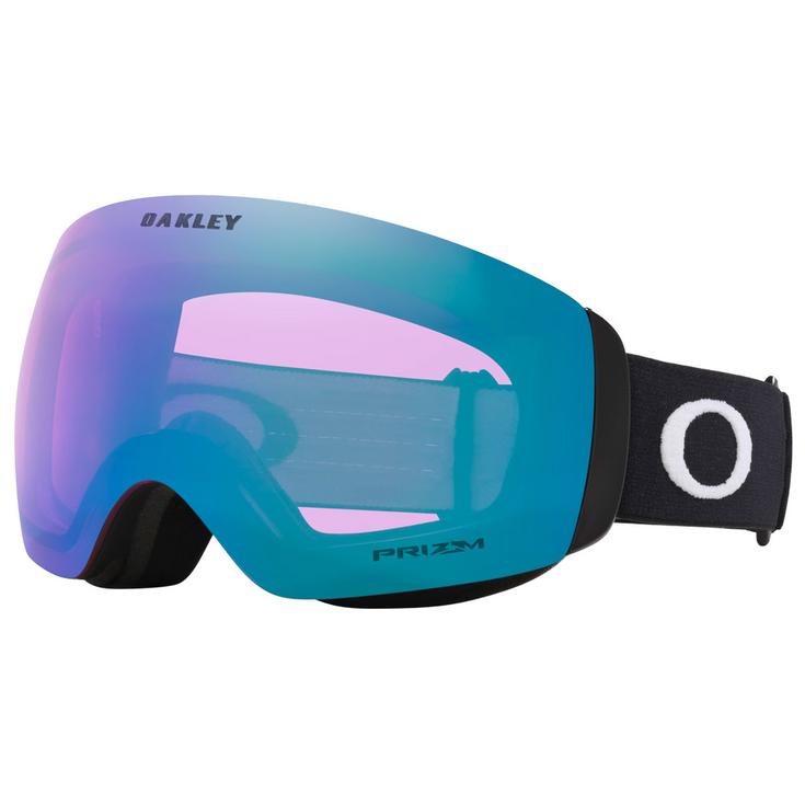 Oakley Masque de Ski Flight Deck M Matte Black Prizm Snow Iced Iridum Présentation