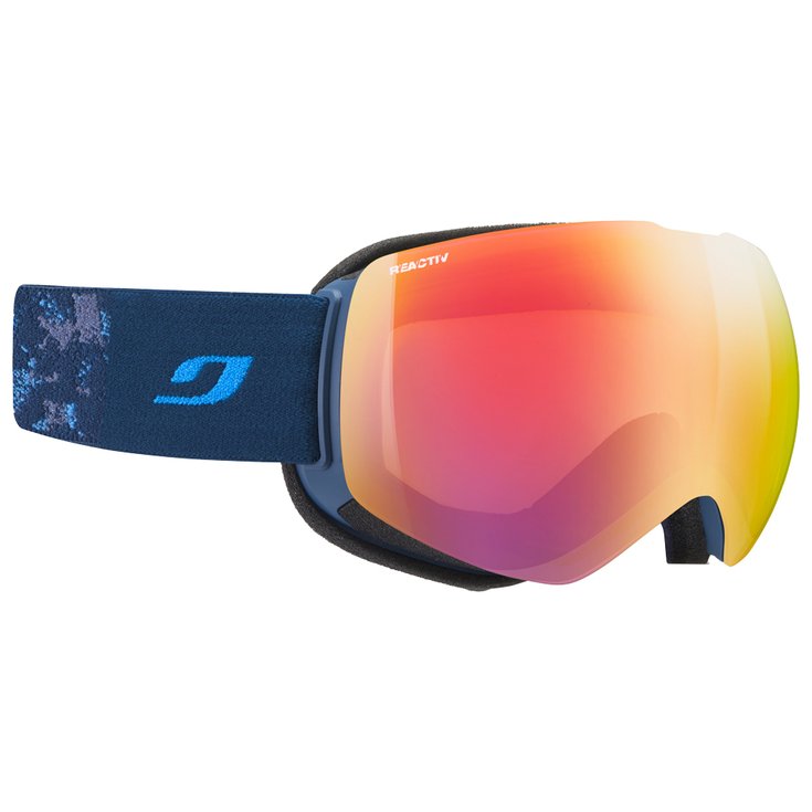 Julbo Masque de Ski Shadow Bleu Reactiv High Contrast 1-3 Présentation