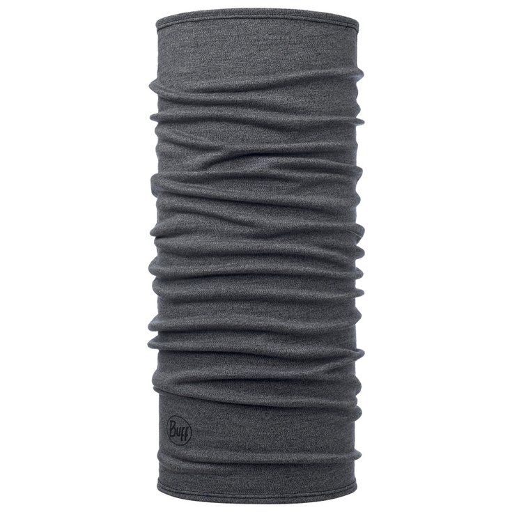 Buff Tour de cou Merino Midweight Neckwear Melange Light Grey Présentation