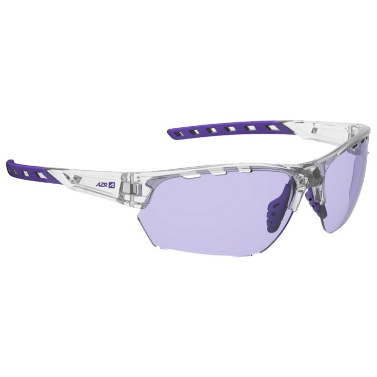 AZR Lunettes de soleil Izoard Crystal Vernie Violet Photochromique Irisé Violet Présentation