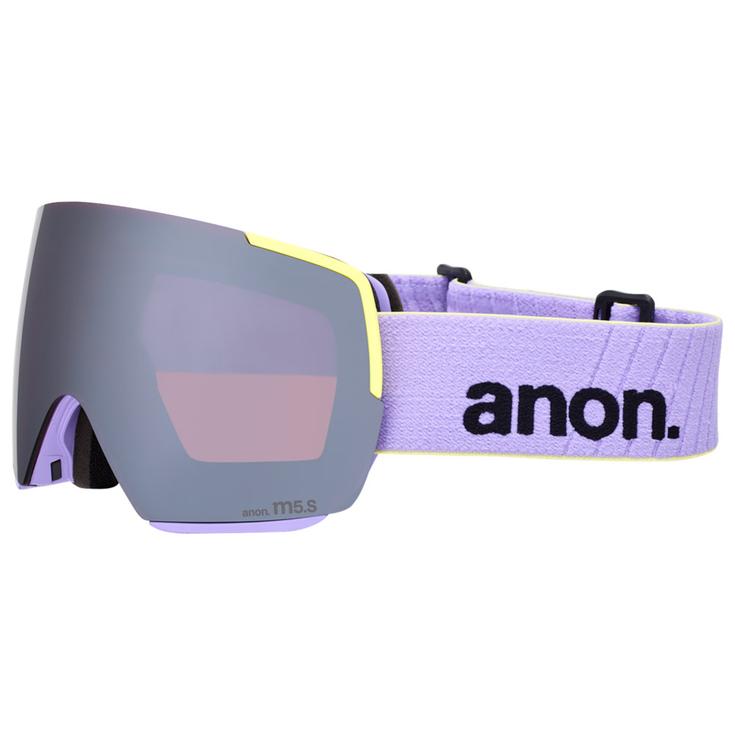 Anon Masque de Ski M5S MFI Hyper Lilac Perceive Sunny Onyx + Perceive Variable Violet Présentation Anon Masque de Ski M5S MFI Hyper Lilac Perceive Sunny Onyx + Perceive Variable Violet Présentation