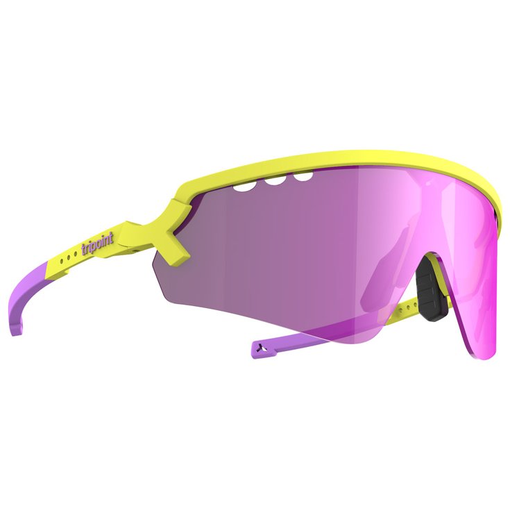 Tripoint Lunettes de soleil Chobe Matt Yellow Brown Purple Multi Présentation